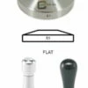 Concept-Art Coffee Tamper Base, 51mm Stainless, Flat -BARISTA WAREHOUSE Sales Concept Art Coffee Tamper Base 51mm Stainless Flat