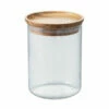 Hario Simply Glass And Olive Wood Canister