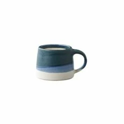 Kinto Handcrafted Porcelain Mug 110ml 9 Kinto Handcrafted Porcelain Mug 110ml -BARISTA WAREHOUSE Sales Kinto Handcrafted Porcelin Mug 110ml Navy White