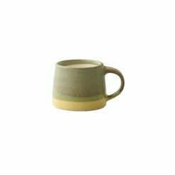 Kinto Handcrafted Porcelain Mug 110ml 8 Kinto Handcrafted Porcelain Mug 110ml -BARISTA WAREHOUSE Sales Kinto Handcrafted Porcelin Mug 110ml Yellow Green