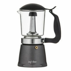 Leaf And Bean Glass Stovetop Espresso Maker