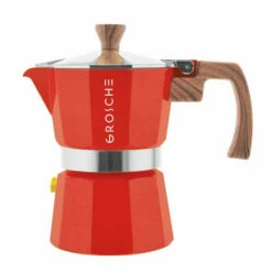 GROSCHE Milano Stovetop Espresso Maker -BARISTA WAREHOUSE Sales Milano Stovetop Espresso Maker 3 Cup Red