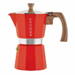 GROSCHE Milano Stovetop Espresso Maker -BARISTA WAREHOUSE Sales Milano Stovetop Espresso Maker 9 Cup Red
