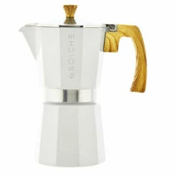GROSCHE Milano Stovetop Espresso Maker -BARISTA WAREHOUSE Sales Milano Stovetop Espresso Maker 9 Cup White