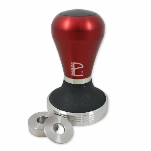 Pullman Coffee Tamper, Barista - Burgundy Red Flat 58mm