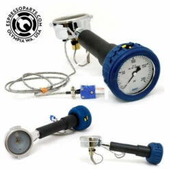 Espresso Parts Portafilter, Scace 2 With Pressure Test Gauge & Temp Probe