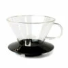 Kalita Glass Wave Dripper 185 Black -BARISTA WAREHOUSE Sales kalita large glass dripper