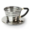 Kalita Stainless Wave Dripper 155 1 Kalita Stainless Wave Dripper 155 -BARISTA WAREHOUSE Sales kalita small stainless dripper