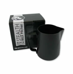 Rhino Black Stealth Milk Pitcher - 12oz/360ml